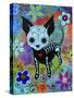 Chihuahua Dog Black Face Al-Prisarts-Stretched Canvas