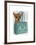 Chihuahua in Bag-Fab Funky-Framed Art Print