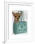 Chihuahua in Bag-Fab Funky-Framed Art Print