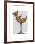 Chihuahua in Cocktail Glass-Fab Funky-Framed Art Print