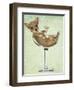 Chihuahua in Cocktail Glass-Fab Funky-Framed Art Print