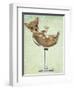 Chihuahua in Cocktail Glass-Fab Funky-Framed Art Print