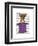 Chihuahua in Top Hat-Fab Funky-Framed Art Print