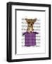 Chihuahua in Top Hat-Fab Funky-Framed Art Print