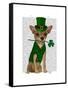 Chihuahua Leprechaun-Fab Funky-Framed Stretched Canvas