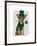 Chihuahua Leprechaun-Fab Funky-Framed Art Print