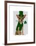 Chihuahua Leprechaun-Fab Funky-Framed Art Print