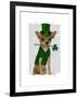 Chihuahua Leprechaun-Fab Funky-Framed Art Print