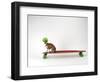 Chihuahua on a Skateboard-Chris Rogers-Framed Premium Photographic Print