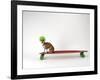 Chihuahua on a Skateboard-Chris Rogers-Framed Photographic Print