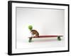 Chihuahua on a Skateboard-Chris Rogers-Framed Photographic Print