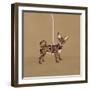 Chihuahua on Beige-Dominique Vari-Framed Art Print