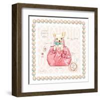 Chihuahua Puppy Purse-Chad Barrett-Framed Art Print