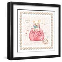 Chihuahua Puppy Purse-Chad Barrett-Framed Art Print