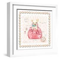 Chihuahua Puppy Purse-Chad Barrett-Framed Art Print