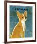 Chihuahua (red)-John Golden-Framed Giclee Print