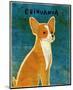 Chihuahua (red)-John Golden-Mounted Art Print