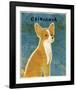 Chihuahua (red)-John W^ Golden-Framed Art Print