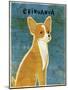 Chihuahua (red)-John W Golden-Mounted Giclee Print