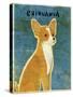 Chihuahua (red)-John W Golden-Stretched Canvas