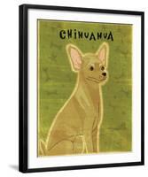 Chihuahua (tan)-John W^ Golden-Framed Art Print