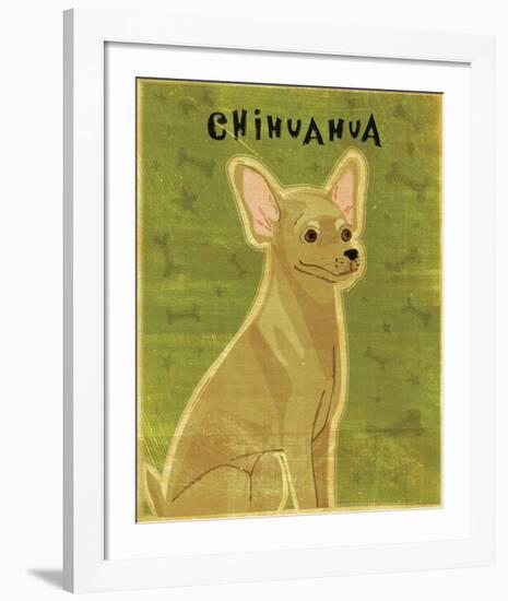 Chihuahua (tan)-John W^ Golden-Framed Art Print