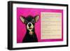 Chihuahua with a Blind Man in a Restaurant-Cathy Cute-Framed Giclee Print