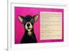 Chihuahua with a Blind Man in a Restaurant-Cathy Cute-Framed Giclee Print