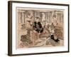 Chikurin No Kabe No Mae No Shichikenjin-Kubo Shunman-Framed Giclee Print