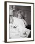 Child Actress Shirley Temple Celebrating Her Eighth Birthday on 20th Century Fox Lot-Alfred Eisenstaedt-Framed Premium Photographic Print