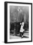 Child and Adult during New Year's in Chinatown NYC Photo - New York, NY-Lantern Press-Framed Art Print