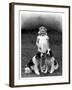 Child and Spaniel-null-Framed Photographic Print