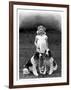 Child and Spaniel-null-Framed Photographic Print