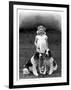 Child and Spaniel-null-Framed Photographic Print