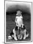 Child and Spaniel-null-Mounted Photographic Print