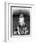 Child and Spaniel-null-Framed Photographic Print