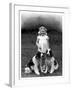 Child and Spaniel-null-Framed Premium Photographic Print