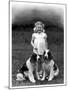 Child and Spaniel-null-Mounted Premium Photographic Print