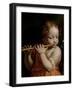 Child Angel Playing a Flute, C.1500-Bernardino Luini-Framed Giclee Print