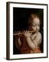 Child Angel Playing a Flute, C.1500-Bernardino Luini-Framed Giclee Print