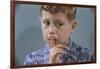 Child Asking for Silence-William P. Gottlieb-Framed Photographic Print