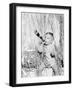 Child at Halloween Party-null-Framed Photo