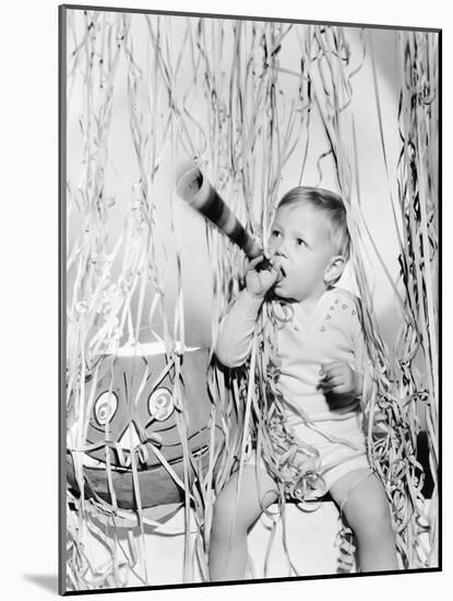 Child at Halloween Party-null-Mounted Photo