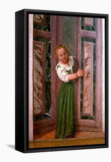 Child at the Door, from the Sala a Crociera, c.1561-Paolo Veronese-Framed Stretched Canvas