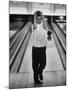 Child Bowling at a Local Bowling Alley-Art Rickerby-Mounted Photographic Print