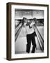 Child Bowling at a Local Bowling Alley-Art Rickerby-Framed Photographic Print