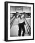 Child Bowling at a Local Bowling Alley-Art Rickerby-Framed Photographic Print