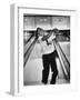 Child Bowling at a Local Bowling Alley-Art Rickerby-Framed Photographic Print