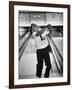 Child Bowling at a Local Bowling Alley-Art Rickerby-Framed Photographic Print