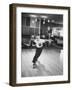 Child Bowling at a Local Bowling Alley-Art Rickerby-Framed Photographic Print